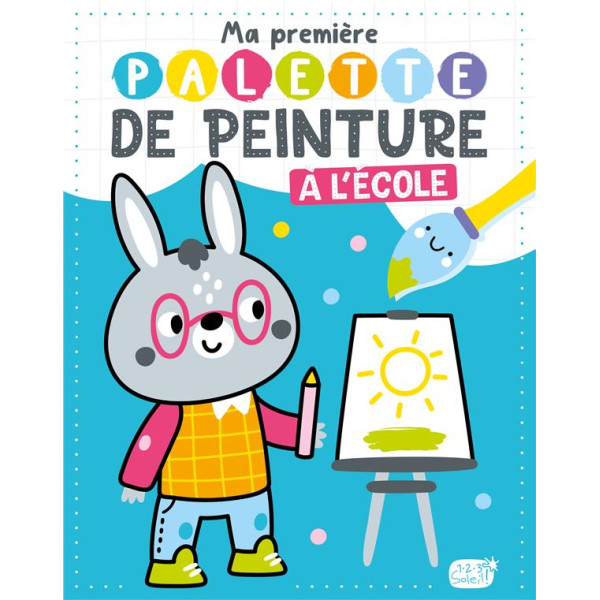 A l'école -Ma première palette de peinture + pinceau