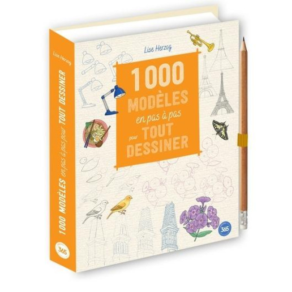 1000 modèles en pas à pas pour tout dessiner