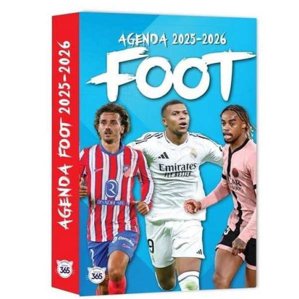 Mon agenda scolaire foot ed2025-2026