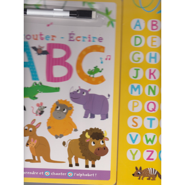 Ecouter - Ecrire ABC +1 feutre effaçable