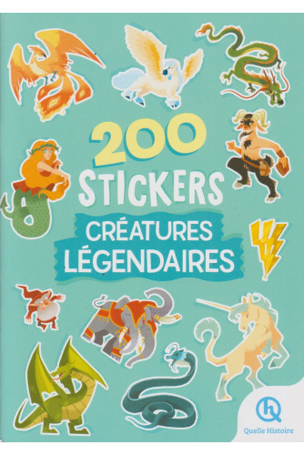 200 stickers créatures légendaires 200 stickers créatures légendaires