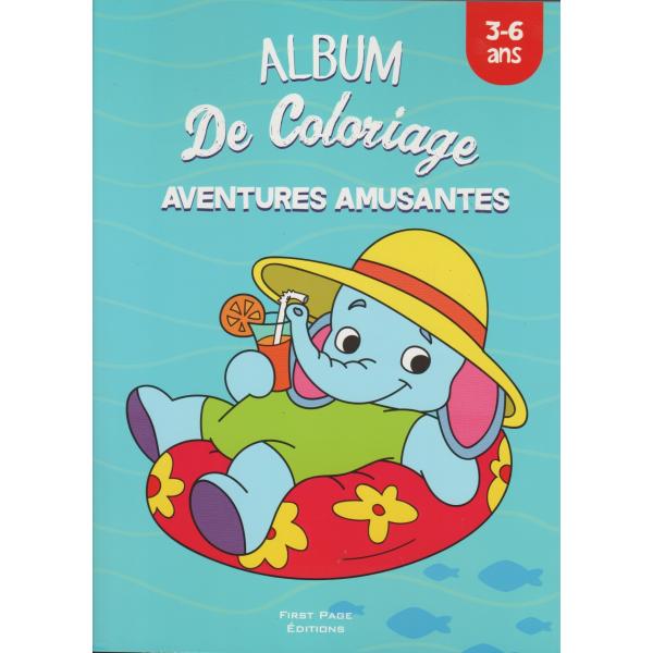 Album de coloriage 3-6ans -Aventures amusantes 