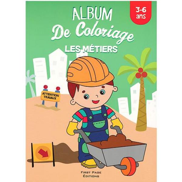 Album de coloriage 3-6ans -Les metiers 