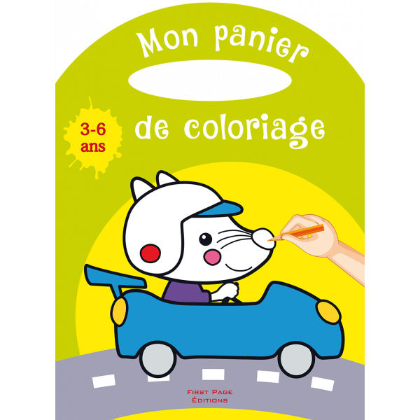 Mon Panier De Coloriage -Vehicule 3-6ans 