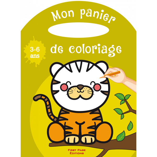 Mon Panier De Coloriage -Animaux domestique 3-6ans 