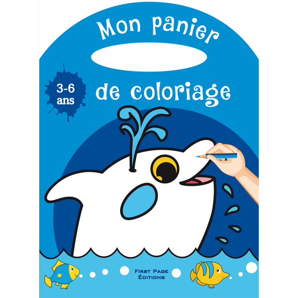  Mon Panier De Coloriage -Animaux de la mer 3-6ans 