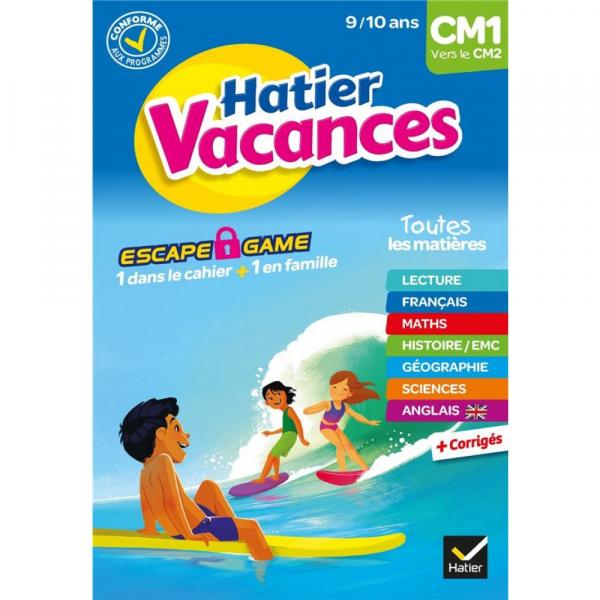 Hatier vacances CM1 vers le CM2 