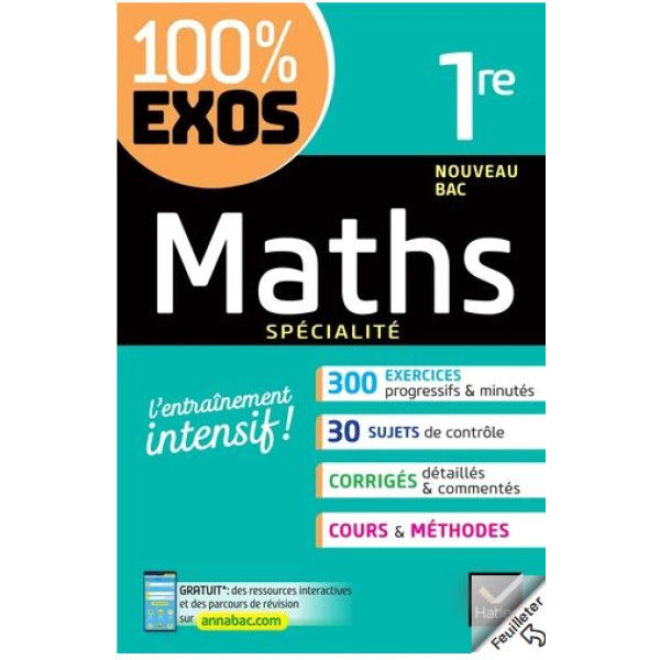 100% Exos Maths 1re S 2019