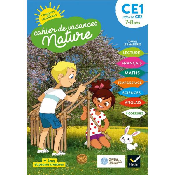 Cahier de vacances nature du CE1 au CE2