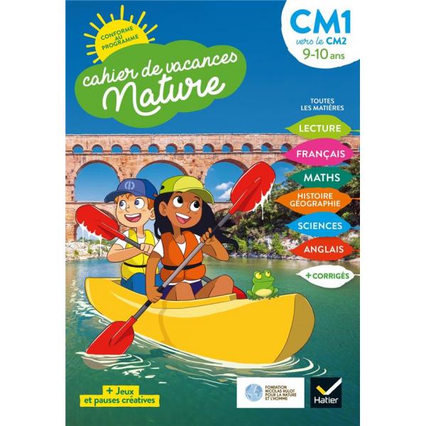 Cahier de vacances Nature du CM1 au CM2