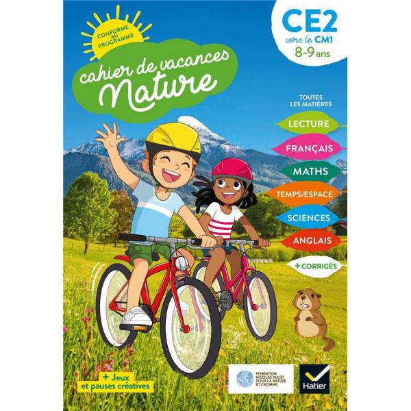 Cahier de vacances nature du CE2 au CM1