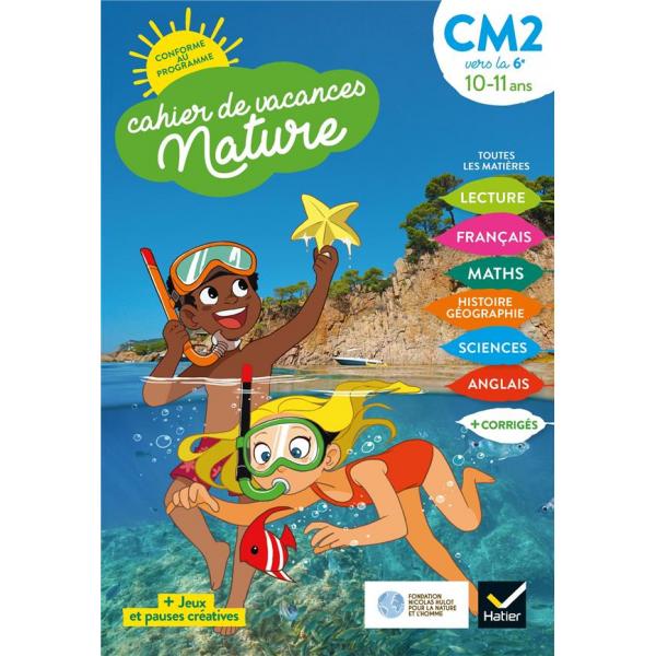 Cahier de vacances nature du CM2 à la 6e