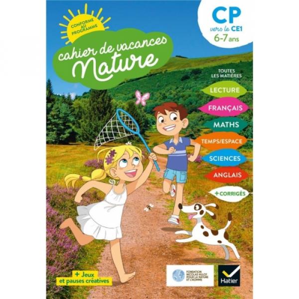 Cahier de vacances nature du CP au CE1
