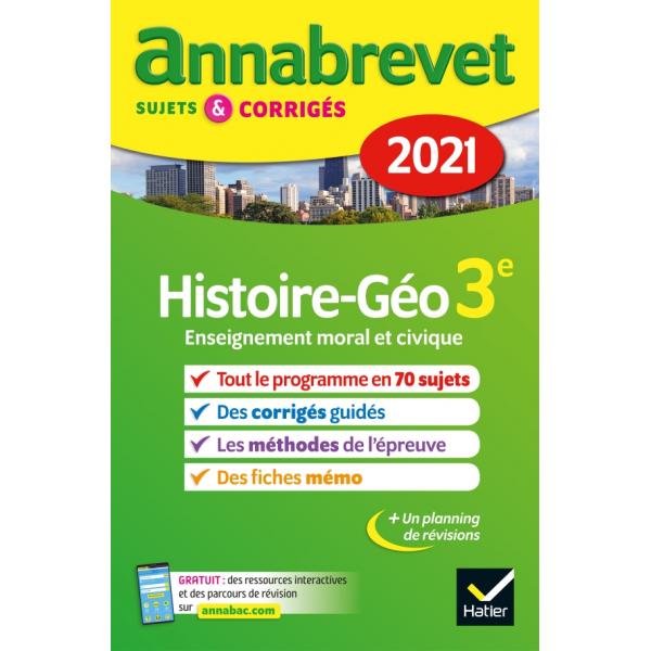 Annabrevet Hist-Geo EMC 3e S+C 2021