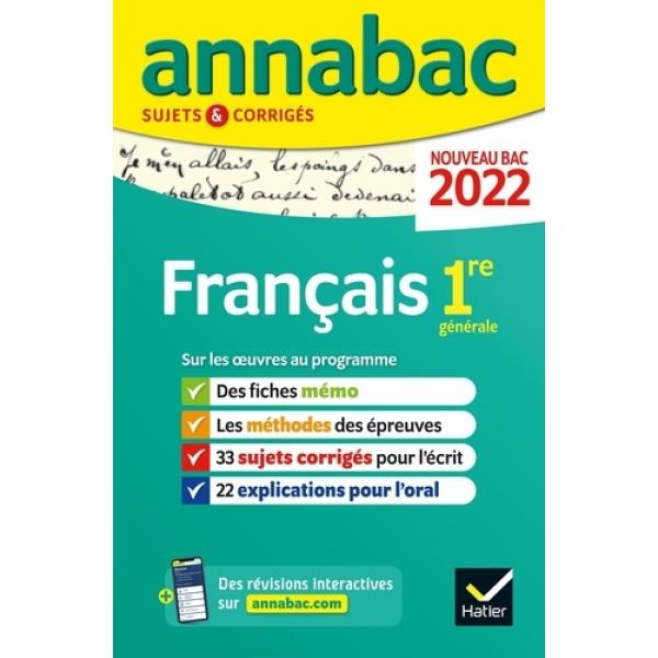 Annabac français 1re générale s+c 2022