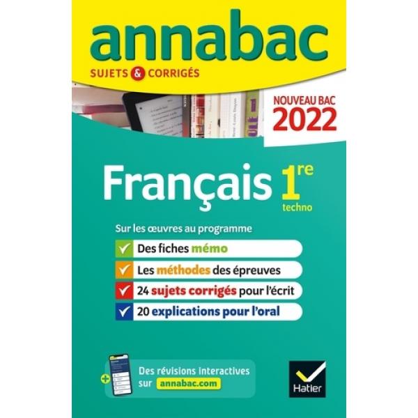 Annabac Français 1re techno s+c 2022