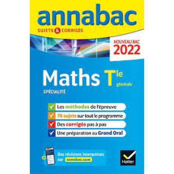 Annabac Maths spé Term générale s+c 2022