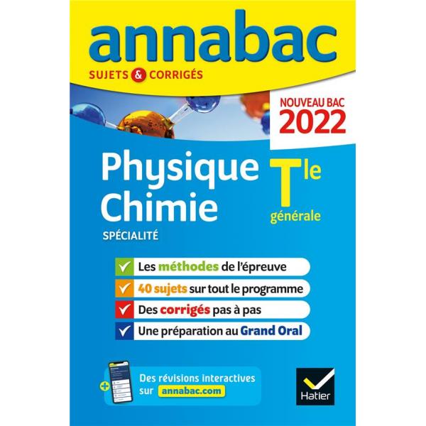 Annabac PC spé Term générale s+c 2022