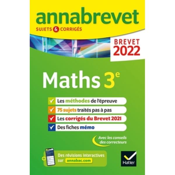 Annabrevet Maths 3e s+c 2022