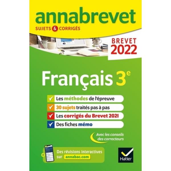 Annabrevet Français 3e s+c 2022