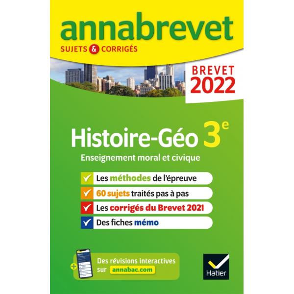 Annabrevet Histoire-Géo EMC 3e s+c 2022