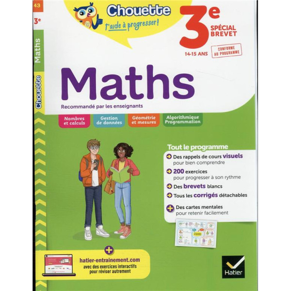 Chouette maths 3e 2022