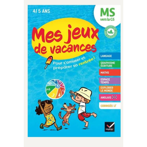 Mes jeux de vacances MS vers la GS