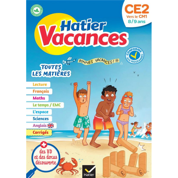 Hatier vacances CE2 vers le CM1 2023