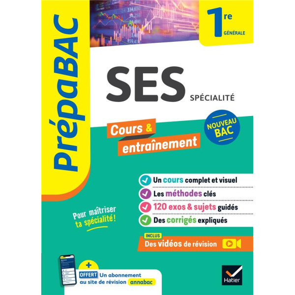 Prépabac SES spécialité 1re générale 2024