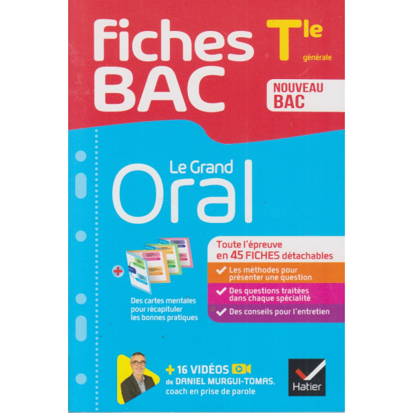 Fiches BAC le grand oral Tle 2024