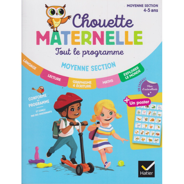 Chouette maternelle tout le programme MS 4-5 Ans 2024