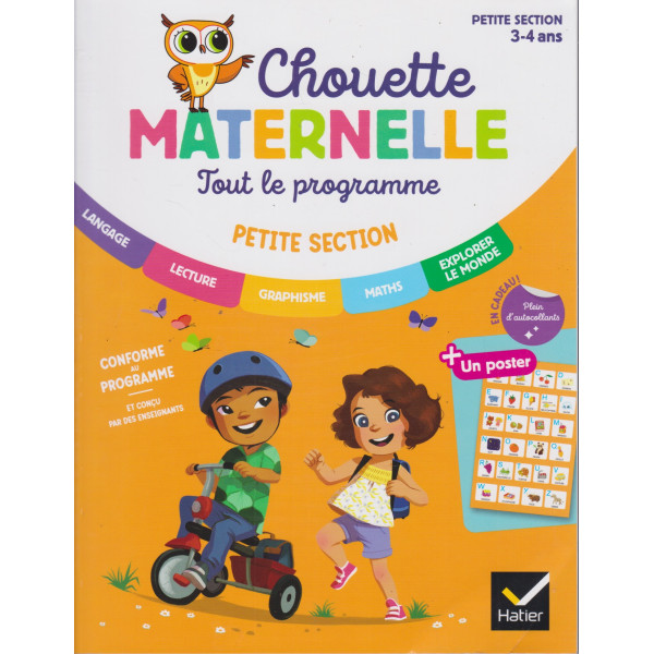 Chouette maternelle tout le programme PS 3-4 Ans 2024