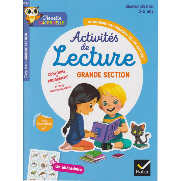 Chouette maternelle activités de lecture GS 2024