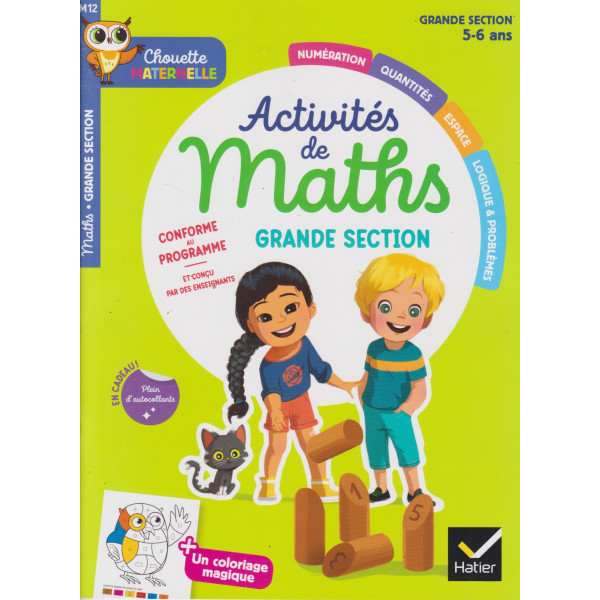 Chouette maternelle activités de maths GS 2024