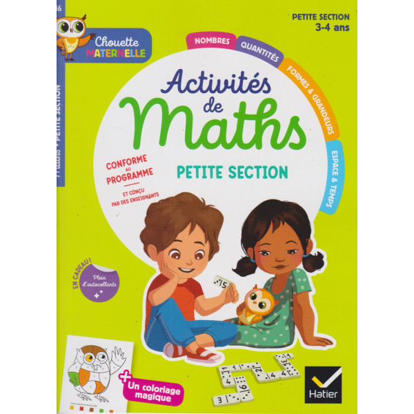 Chouette maternelle activités de maths PS 2024 