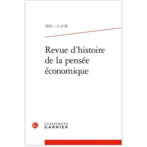 Revue d'histoire de la pensée économique