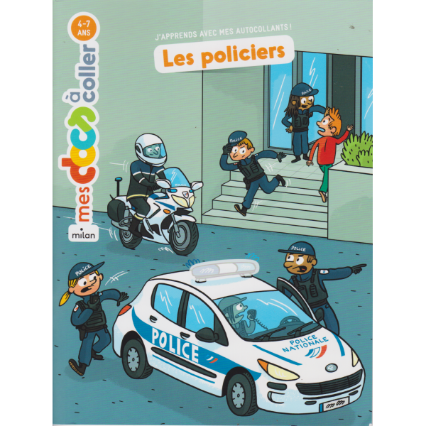 Les policiers -Mes docs à coller 4-7ans