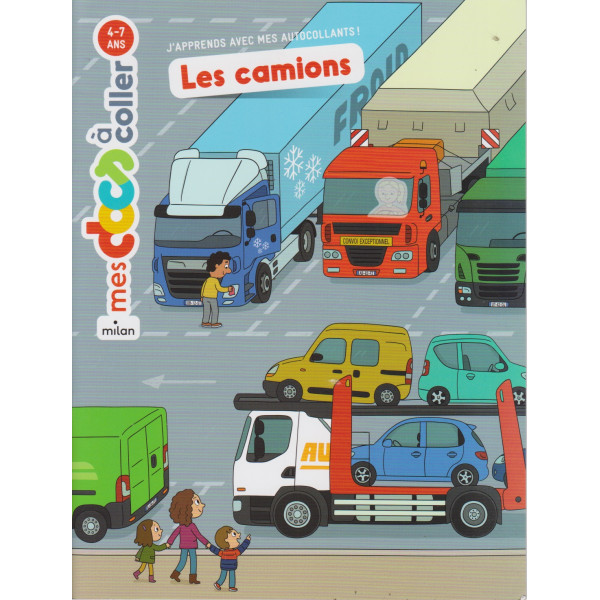 Les camions -Mes docs à coller 4-7ans