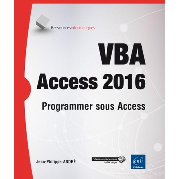 VBA Access 2016 Programmer sous Access