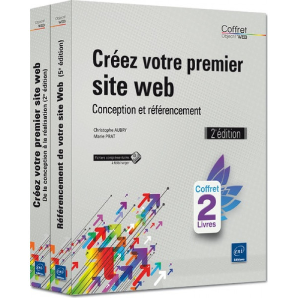 Coffret Créez votre premier site web, conception et référencement 2V