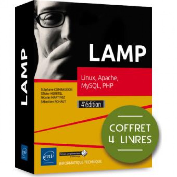 Coffret LAMP Linux-Apache-MySQL-PHP 4ed 4V