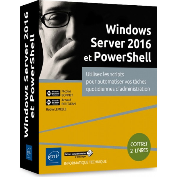 Coffret Windows server 2016 et powershell 2V