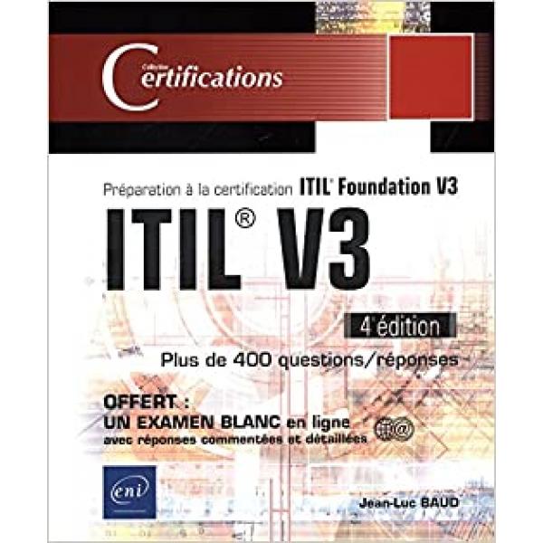 ITIL V3-2017 préparation à la certification  