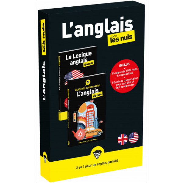 COFFRET -L'anglais pour les nuls - Coffret en 2 volumes : Le lexique anglais pour les nuls 