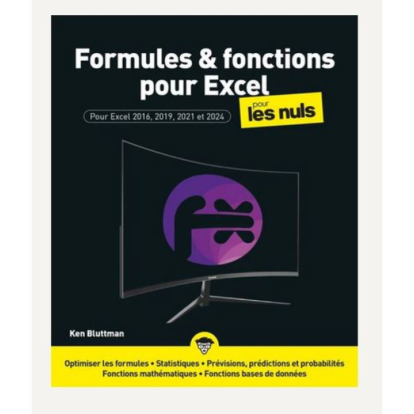 Formules et fonctions pour Excel pour les Nuls ed2024