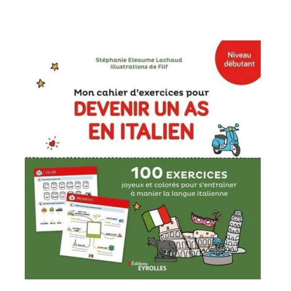 Mon cahier d'exercices pour devenir un as en italien