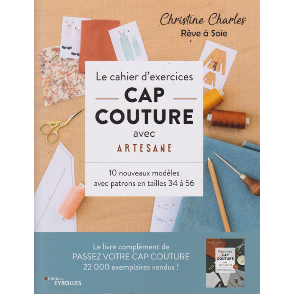 Le cahier d'exercices CAP couture avec Artesane