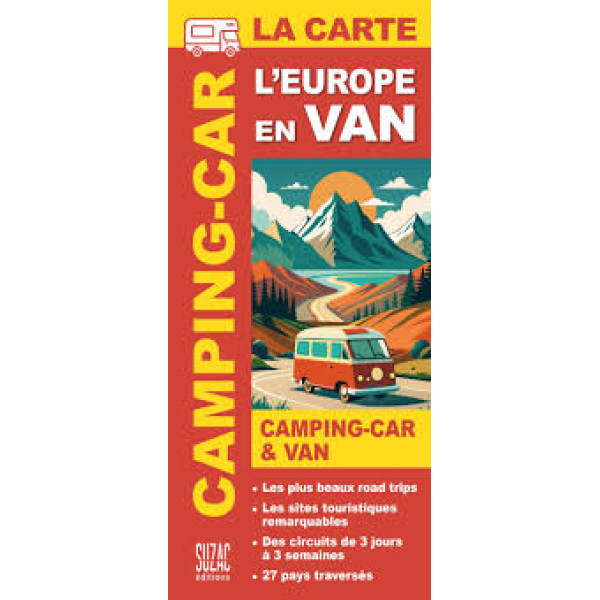 La carte - L'Europe en van & camping-car