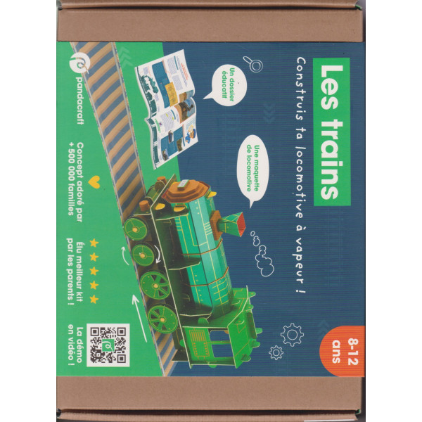 Les trains - Construis ta locomotive à vapeur !