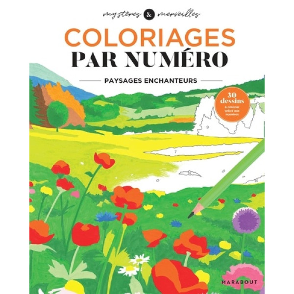 Coloriages par numéro -Paysages enchanteurs